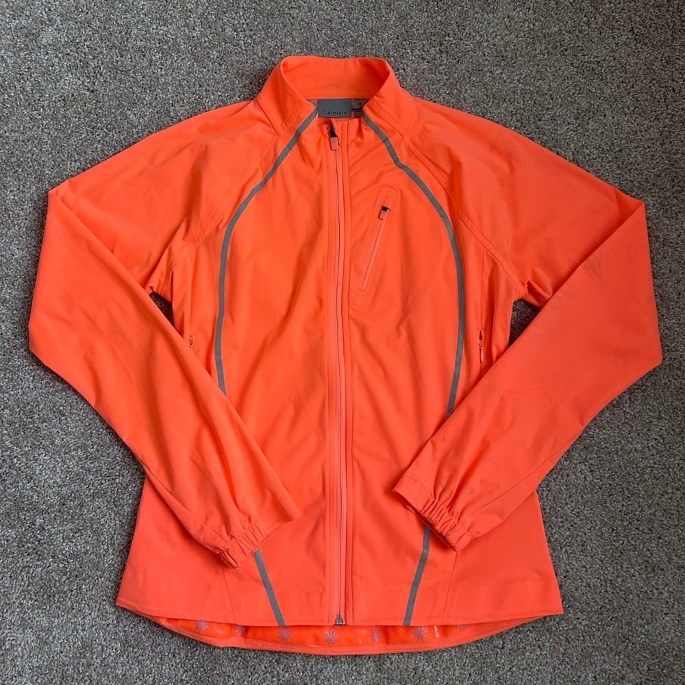 Athleta Women's Frontrunner Reflective Windbreaker Jacket Size Small